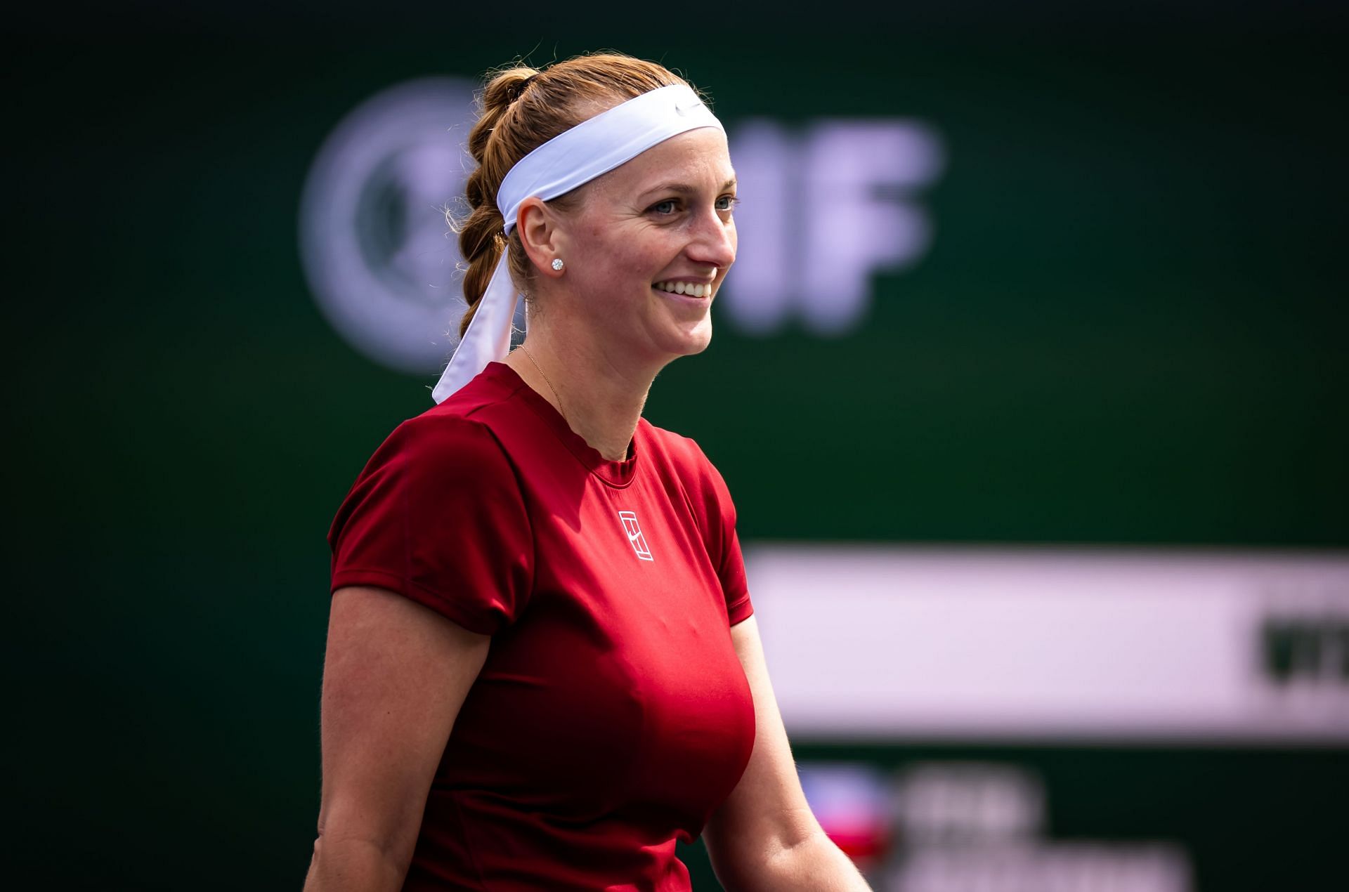 Petra Kvitova at the BNP Paribas Open 2023. (Photo: Getty)